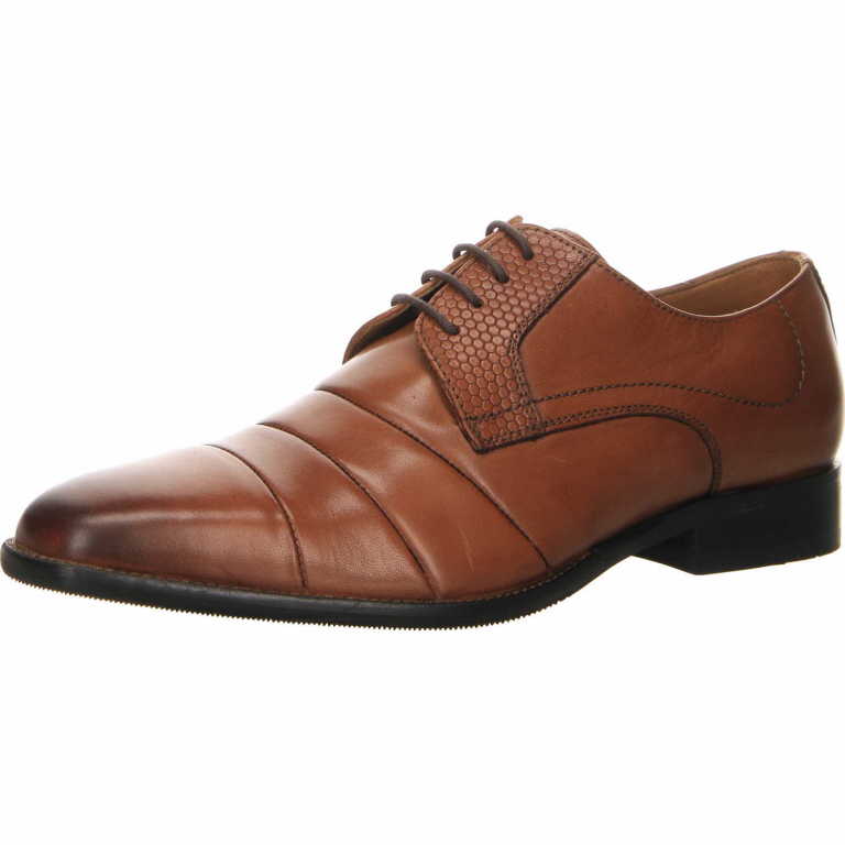 male Business Schuhe braun Henley Schnürschuh 44